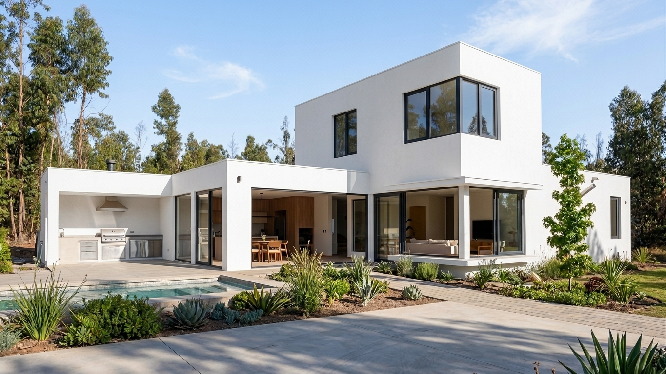Casa La Foresta de Zapallar — construcción nueva 285 m²
